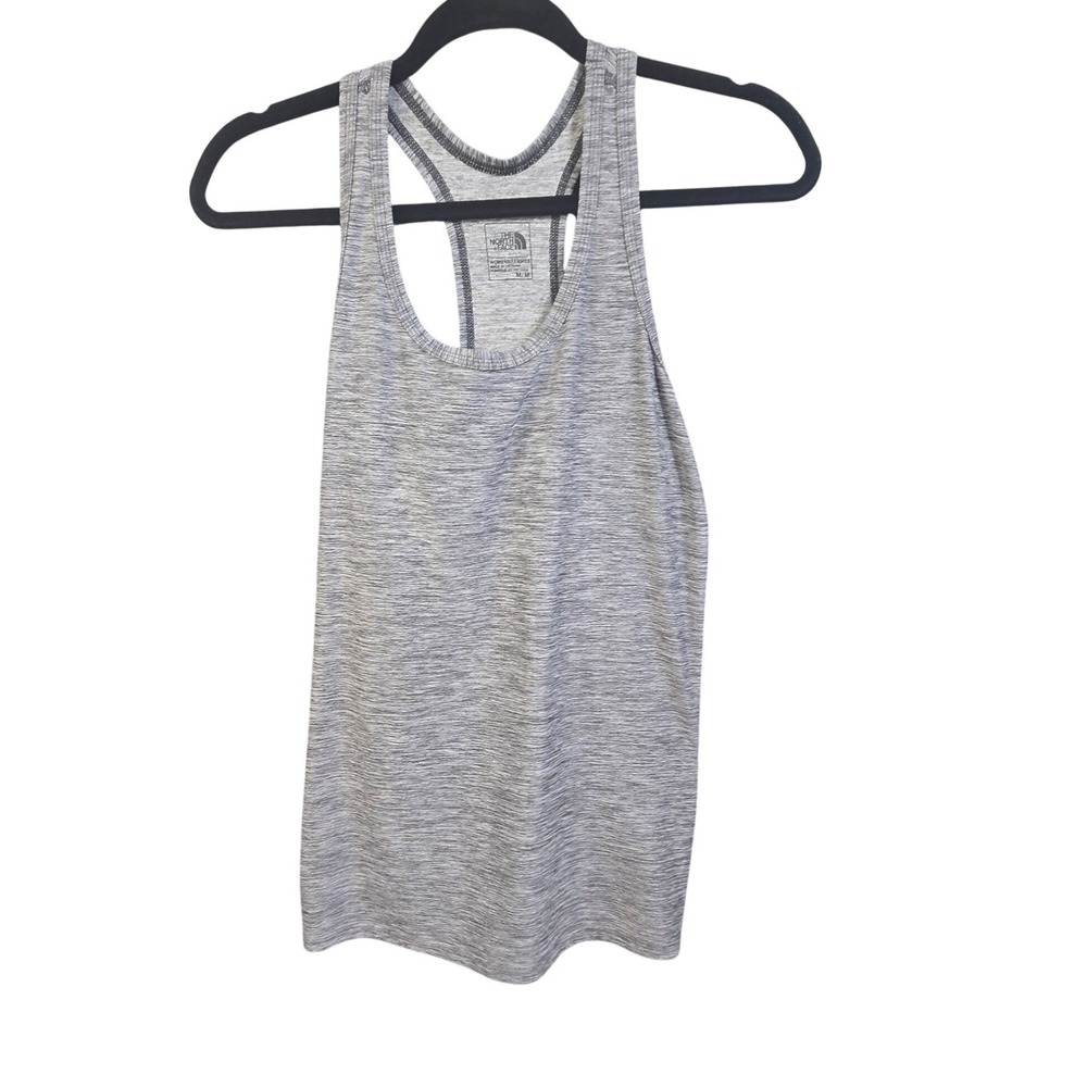 The‎ North Face Tank Top Womens Medium Gray Heathered Racerback Activewear